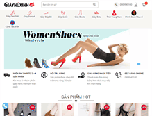 Tablet Screenshot of giaynuxinh.com